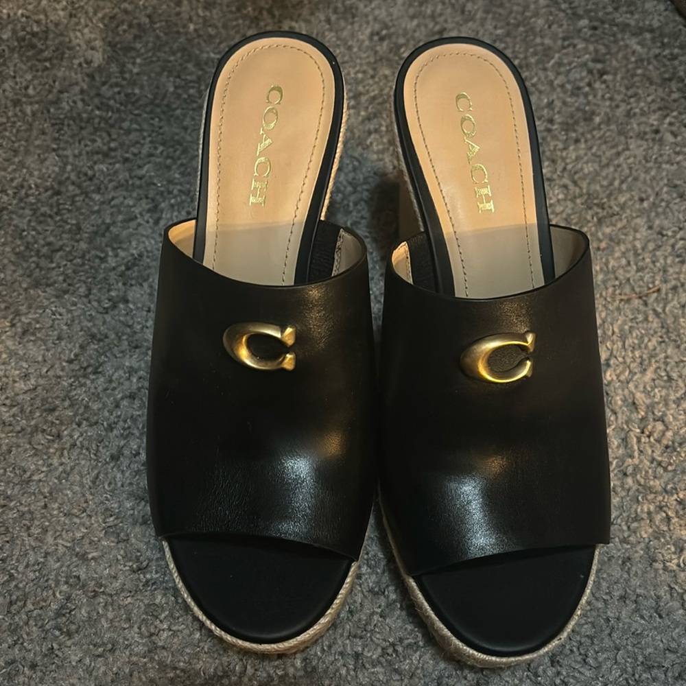 Coach Gloria wedge size 10